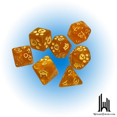 Kitten Dice Set - Orange